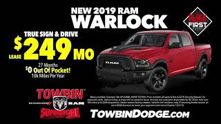 Towbin Dodge  November Ram 1500 Warlock Lease Special [upl. by Sallie531]