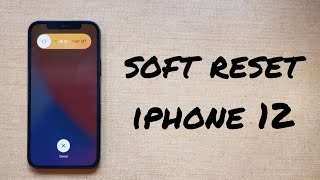 how to restart soft reset iphone 12 12 mini 12 pro 12 pro max [upl. by Netsyrk]