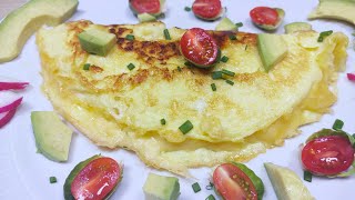 Omelet recipe with tomatoes eggs and avocado easy 3 meals zokitchen [upl. by Hesler]