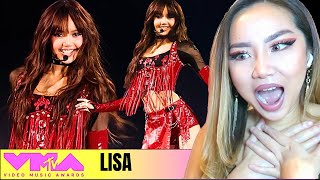 IM GAGGED 😱 LISA quotNew Womanquot  quotRockstarquot LIVE  2024 VMAs  REACTIONREVIEW [upl. by Ailenroc]