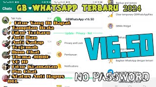 UPDATE  GB WA  WA GB TERBARU 2024  APK GB WA ANTI KADALUARSA [upl. by Gough813]