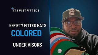 59fifty Fitted Hats  Colored Under Visors [upl. by Solracsiul]