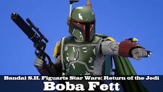 SH Figuarts Boba Fett Star Wars Return of the Jedi Bandai Tamashii Nations Action Figure Review [upl. by Kenna]