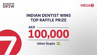 Dentist Wins EDMEGA7 Top Raffle Prize of AED 100000 [upl. by Barthelemy]