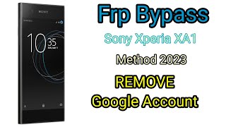 Sony Xperia XA1 Frp Bypass G3123 [upl. by Nevah]