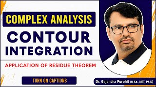 Complex Analysis Contour Integration  Application of Residue Theorem [upl. by Tabor675]