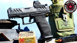 The Best 9mm Pistol Walther PDP Made Better Floyds Magwell [upl. by Aneerak]