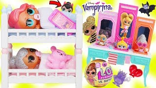 LOL Surprise Dolls  FAKE Lil Sisters Treasure Morning Routine [upl. by Siulegroj]