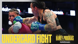 Beatriz Ferreira vs Destiny Jones Full Fight Haney Vs Prograis Undercard [upl. by Knepper]