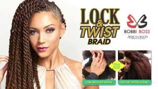 LOCK amp TWIST BRAID How To Install Two Strand Twist Style [upl. by Mylan]