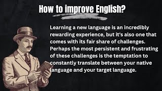 Practice English Speaking  How to think in English easy Tips  Graded Reader Simple Spoken English [upl. by Ahsrat]