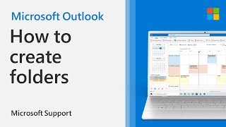 How to create new folders in Outlook  Microsoft [upl. by Yramesor759]