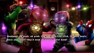 LEGO Marvel Super Heroes  House Party Protocol  100 Guide Red Brick X10 Heartbreaker [upl. by Nnylyram]