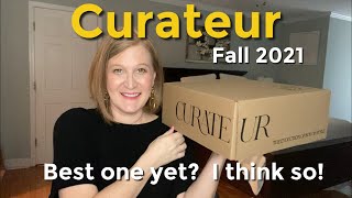 Curateur  Fall 2021  Luxury Subscription Box That is Actually Worth the Money [upl. by Halil]