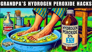 Grandpas 40 Hydrogen Peroxide Hacks that will BLOW YOUR MIND amp MAKE LIFE EASIER [upl. by Gnek]