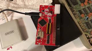 SCSI2SD mod on an Amiga TrumpCard 500 [upl. by Ecyarg]