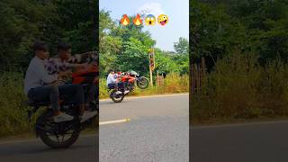 Bike riding Billi stunt video trending 😱😱🔥🔥 [upl. by Nirraj]