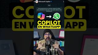 Como ACTIVAR MICROSOFT COPILOT en WHATSAPP  100GRATIS  Short de Inteligencia Artificial [upl. by Deyas923]