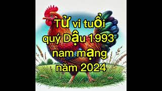 Tử vi tuổi quý Dậu 1993 nam mạng năm 2024 [upl. by Arual428]