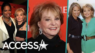 Barbara Walters Dead At 93 Oprah Winfrey amp Katie Couric React [upl. by Anelle513]