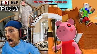 ROBLOX PIGGY but in OUR HOUSE Escape the FGTeeV House Tour CUSTOM Build Mode Map [upl. by Asiuol]