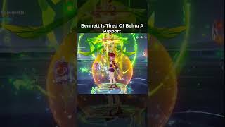 Bennett is tired of being a Support trending genshinimpact natlan bennett [upl. by Elleinod]