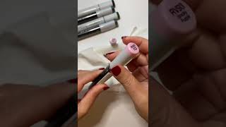 Refill Day Refilling Copic Marker RV93 ASMR [upl. by Etnovaj]