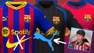 ¡EQUIPACIONES PUMA del FC BARCELONA ¡ADIÓS NIKE [upl. by Gabriela]