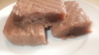 Kithul Piti Kenda Thalapa Kithul palm flour slice [upl. by Ganny]