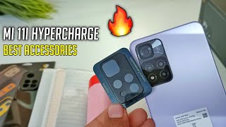 Best Accessories For Xiaomi 11i Hypercharger  Glass Cover Skin Gaming Glass [upl. by Truman]