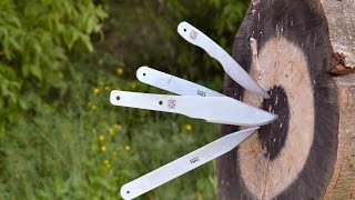 Podstawowe techniki rzucania nożem Knife throwing basics [upl. by Franciskus]