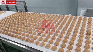 Cup Cake Production LineBakery Production Line Hamburger Bread Toast Cup Cake Moon CakeDanish [upl. by Udele734]