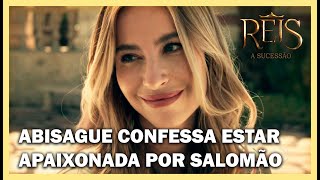 Abisague confessa estar apaixonada por Salomão  NOVELA REIS [upl. by Aihpledalihp657]