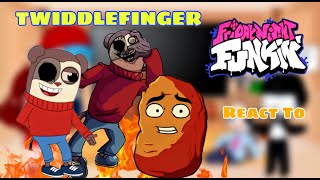 Fnf React To TWIDDLEFINGER amp Lyrics  All Endings MAX vs Gegagedigedagedago Nugget [upl. by Ikceb]