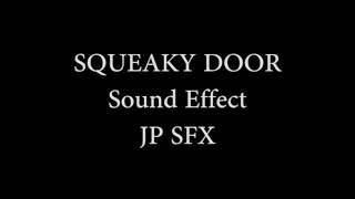 Squeaky  Creaky door  opening and closing  Sound Effect [upl. by Nyrrek592]