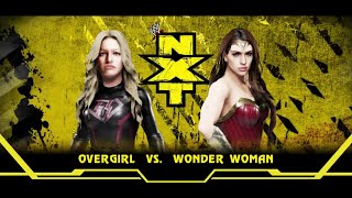 Overgirl vs Wonder Woman WWE2K19 [upl. by Notreve]