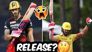 fafdu plessies rcb will quit and be released before the mega auction of ipl 2025 [upl. by Arised]