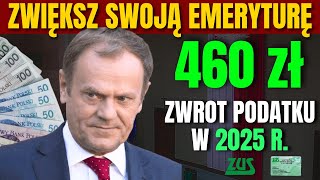 Uzyskaj zwrot podatku w wysokości 460 zł w 2025 r dla polskich seniorów Czy kwalifikujesz się [upl. by Baniaz]