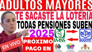 🔥EN VIVO🔥 SORPRESA🎁 SUBEN PENSIONES IMSS ISSSTE BIENESTAR NUEVO REGISTRO 5759 CALENDARIO 📆 [upl. by Arym]