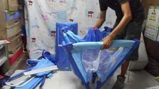 HOW TO ASSEMBLE A PLAYPEN  CRIB  PART 1 [upl. by Scuram397]