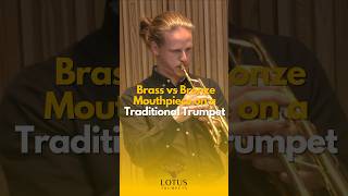 Brass vs Bronze Mouthpiece on a Traditional Trumpet  Trumpetbutikken lotustrumpets mouthpiece [upl. by Valerie]