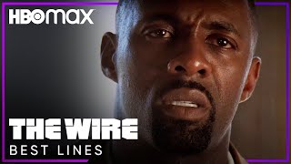 The Wires Stringer Bells Best Lines  The Wire  HBO Max [upl. by Vitek230]