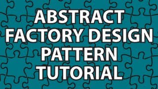 Abstract Factory Design Pattern [upl. by Brass970]