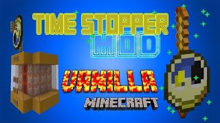 Time Stopper Mod in Vanilla Minecraft ONLY ONE COMMAND [upl. by Itnava]