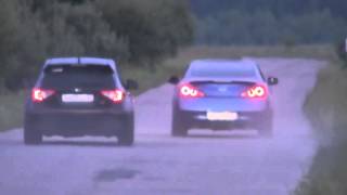 Impreza STI vs Infiniti G37 [upl. by Maye]