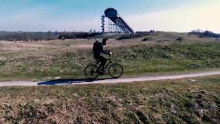 Testing the Merida Crossway 20D  Zoetermeer Buytenpark  Drone video Parrot Bebop 2 [upl. by Asp945]