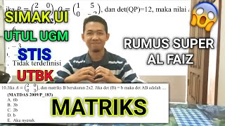 PREDIKSI TPS UTBK 2020  MATRIKS [upl. by Krum524]