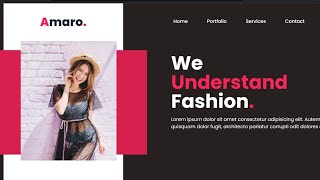 creating a stunning smooth responsive portfolio website using html css onlycoding [upl. by Ozkum]