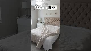 Bedroom RESET weeklyreset sundayreset cleanwithme minimalist shorts weeklyreset [upl. by Nigrom]