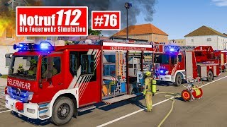 NOTRUF 112 76 HAUSBRAND  komplette Wasserversorgung aufbauen I FeuerwehrSimulation [upl. by Cogan163]